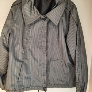 {L} Christopher & Banks Jacket with Sleeve Detail